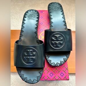 New in original box Tory Burch wedge slide! Black size 9.5